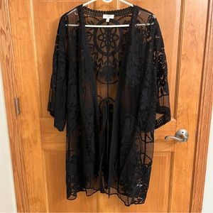 Umgee Black Lace Cover Up